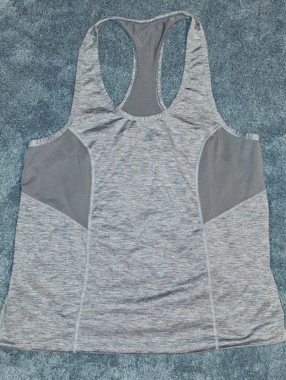 Xersion Heather Gray Racerback Athletic Tank Top